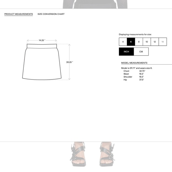 Dion Lee Split Skirt Size L / US6 - UK10  New With tags - Picture 6 of 7